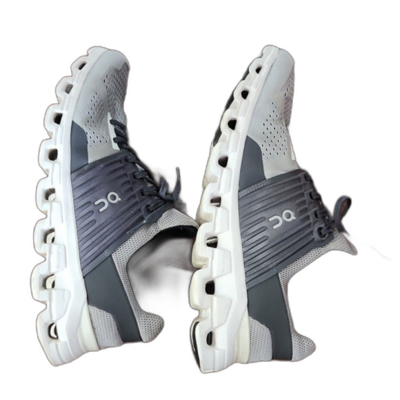 On Cloud Men's Cloudswift Running Sneakers, Gray/Dark Gray, Size 10.5 - Picture 7 of 12